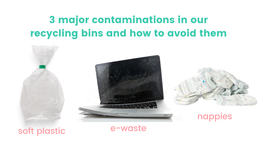 You are currently viewing 3 major contaminations in our recycling bins and how to avoid them